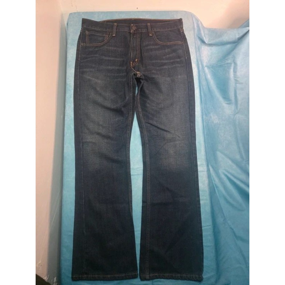 Levi's 527 Slim Bootcut Dark Wash Denim Jeans Size 36x32